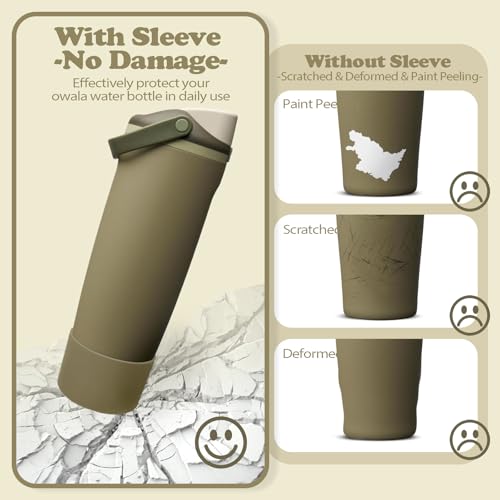 Silicone Boot for Owala 30oz & 40oz FreeSip Sway Bottles & Tumblers