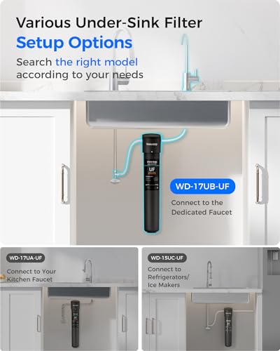 17UB UF 0.01 μm Ultra Filtration Under Sink Water Filter System (1095 day)