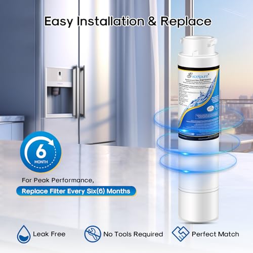 Refrigerator Water Filter Replacement for Frigidaire EPTWFU01 EWF02 Pure Source Ultra II (3 Count)