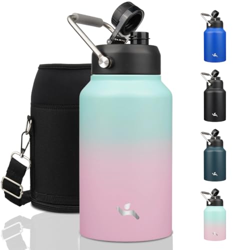 87 oz Insulated Stainless Steel Water Bottle Jug with Handle