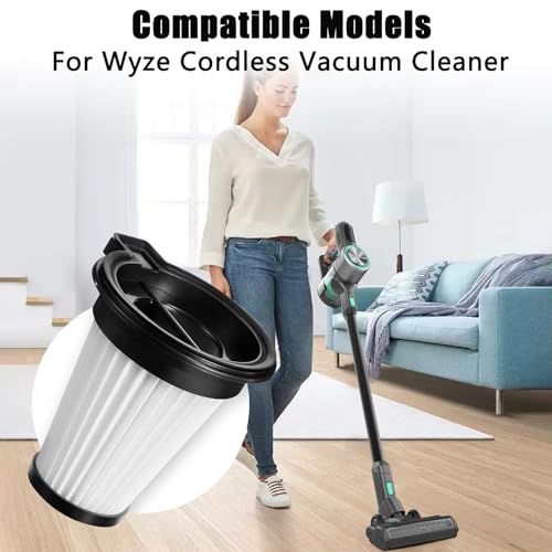 HEPA Filters Replacement Parts for Wyze Cordless Vacuum Cleaner