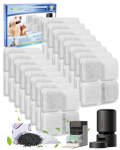 16 Pack Pet Food Desiccant Bag Compatible with Petlibro Automatic Cat Dog Feeders (16 Count)