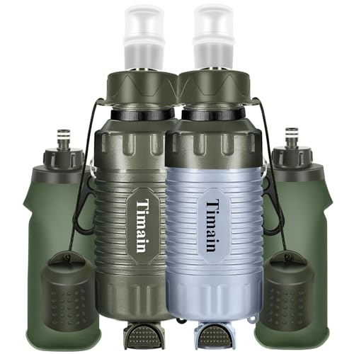2 Pack Timain Portable Personal Water Filter Straw (2 Count)