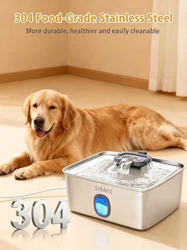 4Gal 15L Large Dog Water Fountain (4.6 Pound)