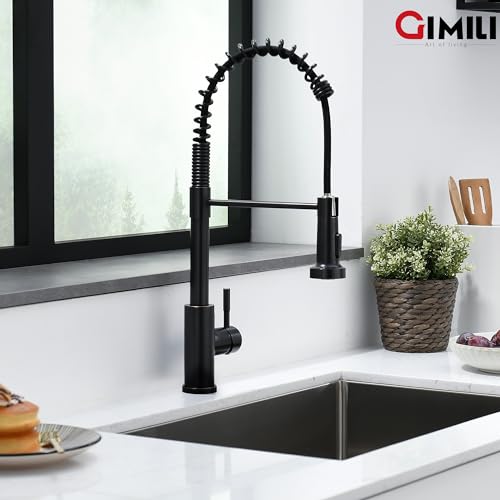 Oil Rubbed Bronze Kitchen Faucet with Pull Down Sprayer
