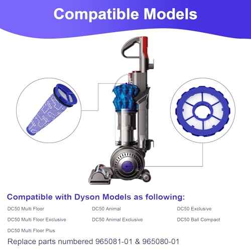 DC50 Filter Replacement for Dyson DC50 Animal Multi Floor Exclusive Vacuum (2 Count)