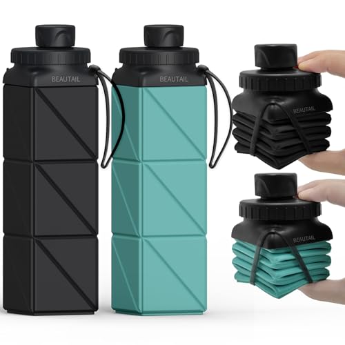 Collapsible Water Bottles 21 oz (2 Count)