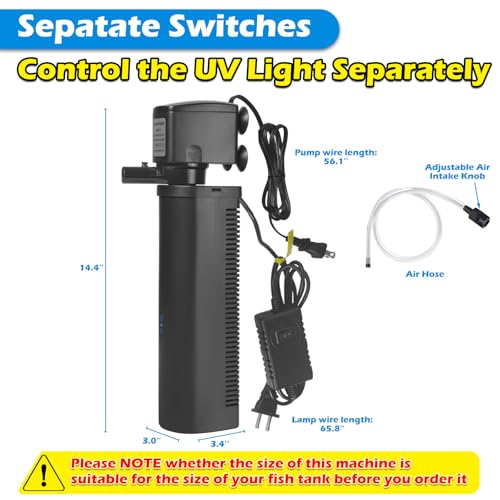 U V Aquarium Filter for 80