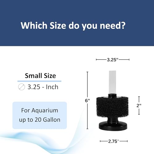 Small Aquarium Sponge Filter Fish Tank Silent Filteration Breeding Fry Betta Shrimp Nano Tank Accessories Air Stone 4