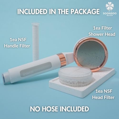 Dual Hard Water NSF Filter Shower Head