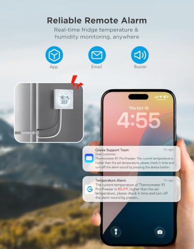 2.0 WiFi Refrigerator Thermometer Dual Probes