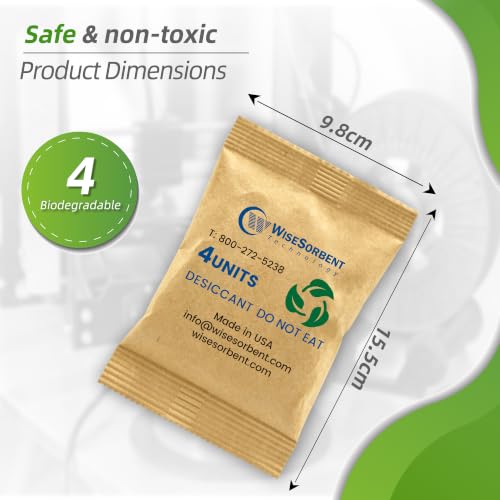 Kraft Clay Desiccants Packs for Safe