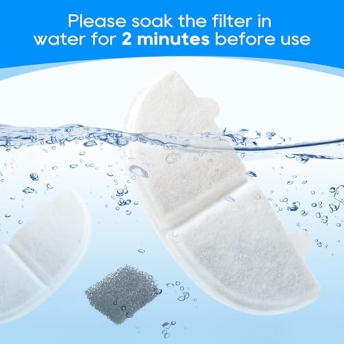 20 Pack Cat Water Fountain Filter Replacement Fit for Homerunpet (20 Count)