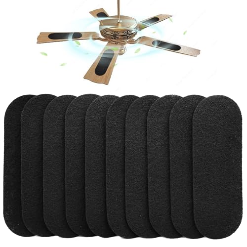Ceiling Fan Filters for Blades 10 Pack Washable Activated Carbon (10 Count)