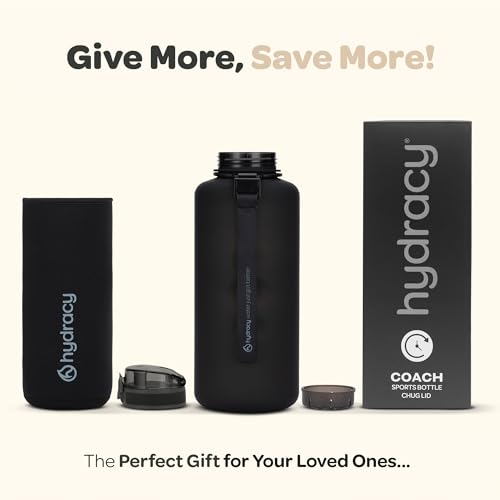 Motivational Water Bottle with Time Marker & Fruit Infuser 64 oz