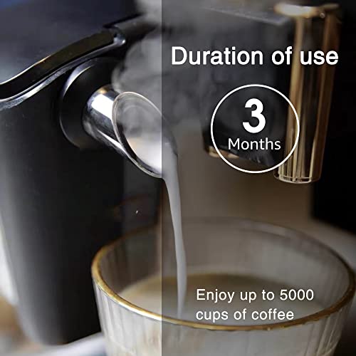Coffee Machines Water Filter Compatible with Philips Saeco AquaClean 4Pack (4 Count)