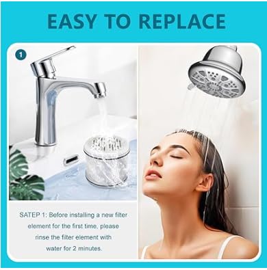 Muvzeznli replaces fixed shower filters and is compatible with MakeFit filtered shower heads