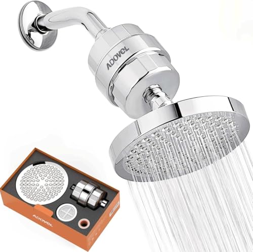 High Output Shower Head & Hard Water Filter