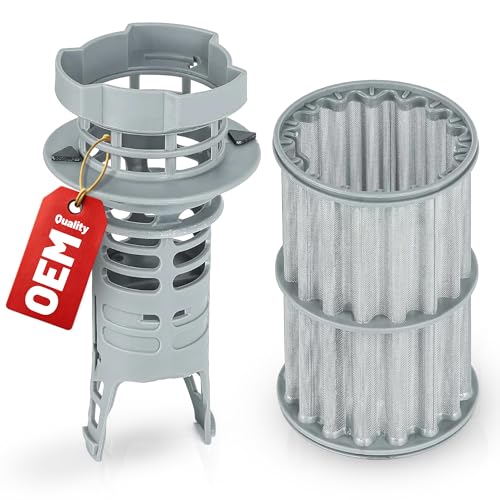 New Upgraded 00645038 645038 Micro Filter Dishwasher Drain Filter Compatible with Bosch Thermador Kenmore Dishwasher filter