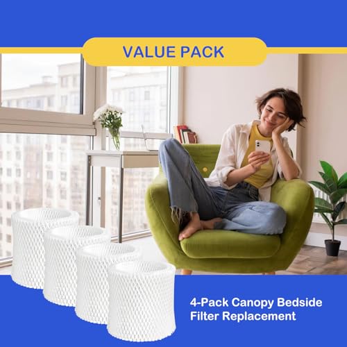 Humidifier Wicking Replacement Filter Compatible with Canopy Bedside and Nursery Humidifier