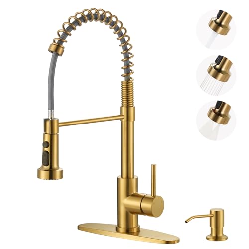 Kitchen Sink Faucet with Soap Dispenser