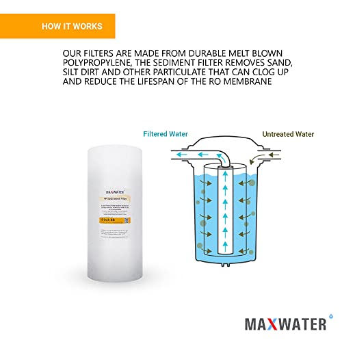10" x 4.5" Whole House Sediment Filter Cartridge Replacement