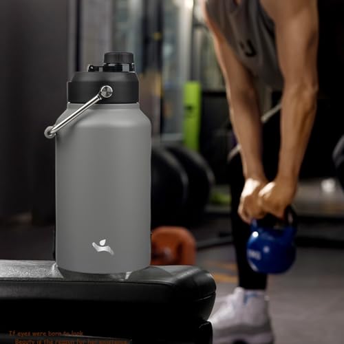 87 oz Insulated Stainless Steel Water Bottle Jug with Handle
