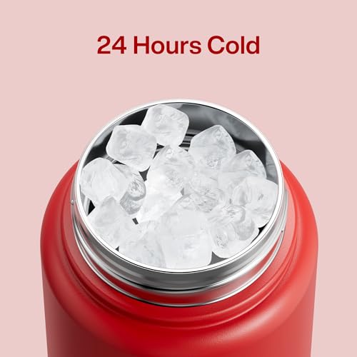 Insulated Water Bottle with Straw Stainless Steel Water Bottle