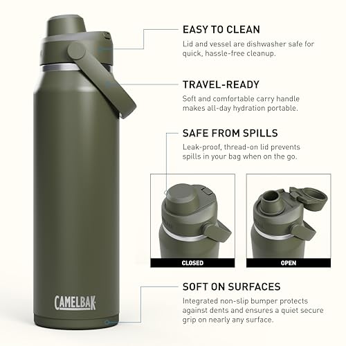 Thrive Chug Stainless Steel Water Bottle 32oz