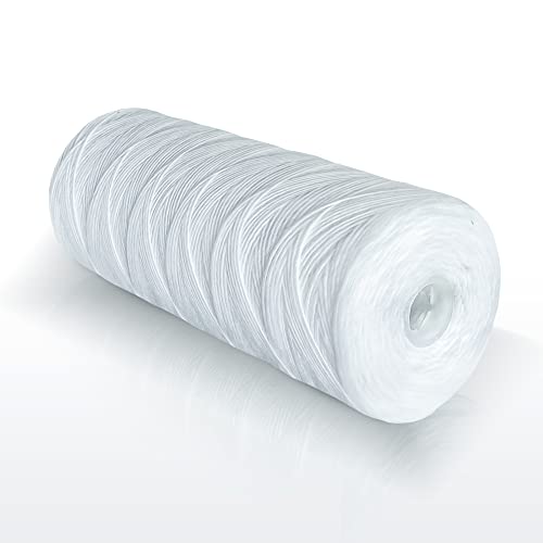 High Capacity Wound String 5 Micron Sediment Water Filter Cartridge 10” x 4.5” Removes Sand