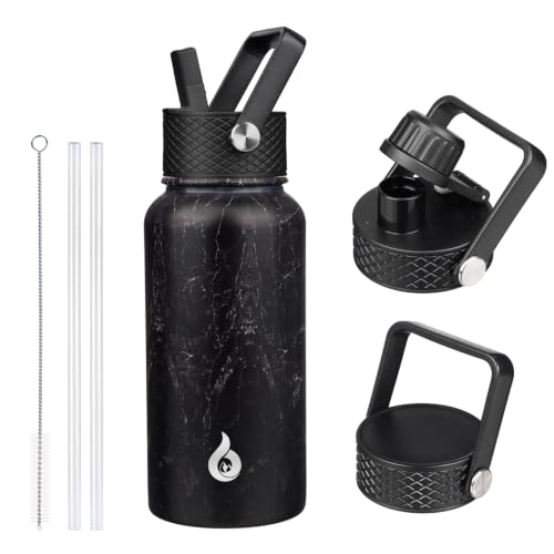 27oz Insulated Water Bottle with Straw Lid