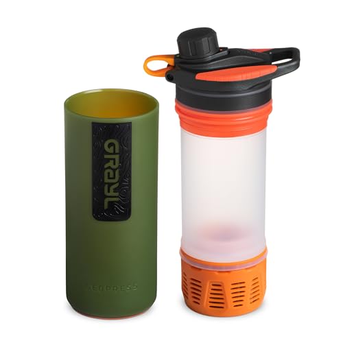 GeoPress 24 oz Water Purifier & Water Filter Bottle