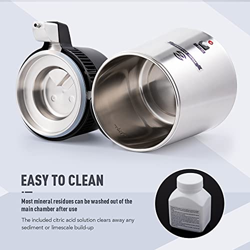 4L Brushed Stainless Steel 750W Countertop Water Distiller