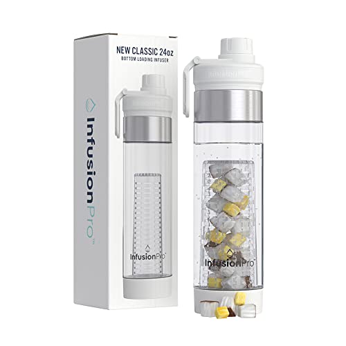 24 oz Fruit Infuser Water Bottle with Twist Cap Lid