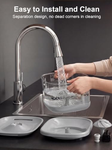 9.5L 2.5Gal Dog Water Fountain for Large Dogs with 3 Flow Modes