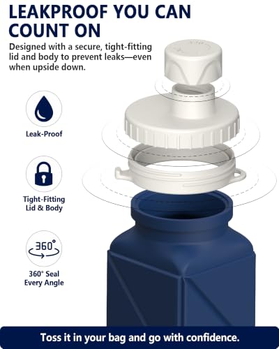 Collapsible Water Bottles 21oz
