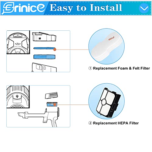7 Pack HZ4002 Filter Replacement Compatible with Shark HZ3002 HZ3000