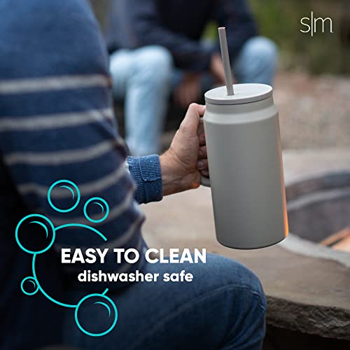 50 oz Mug Tumbler with Handle and Straw Lid