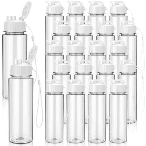20 Pcs 17 Oz Plastic Water Bottles Bulk Sports