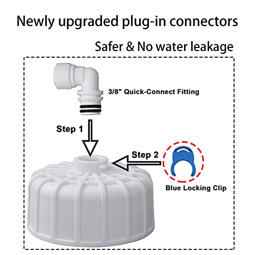 3012 500GPD Reverse Osmosis Membrane Housing Kit with 3