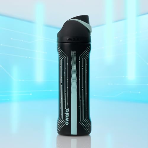 Tron FreeSip Stainless Steel Water Bottle 24 oz Black