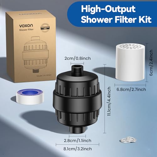 36 Stage Shower Filter 99.99% Removal for Chlorine & Heavy Metals