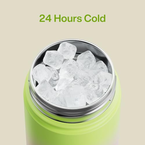 Insulated Water Bottle with Straw Stainless Steel Water Bottle