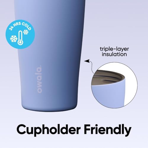FreeSip Tumbler Stainless Steel Water Bottle 40 oz Out of the Blue
