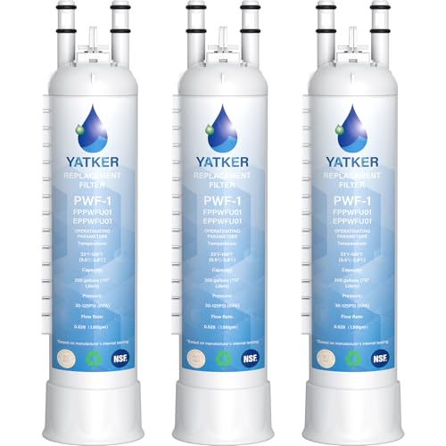 FPPWFU01 Water Filter Replacement 3 Packs