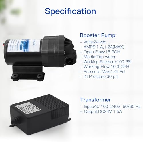 5 Stage Reverse Osmosis RO Drinking Water Filter System