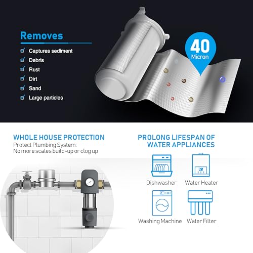 Spin Down Sediment Water Filter