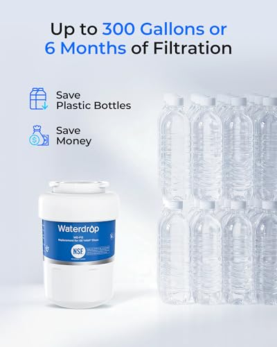 WD F13 Replacement for GE® MWF® Refrigerator Water Filter (3 Count)