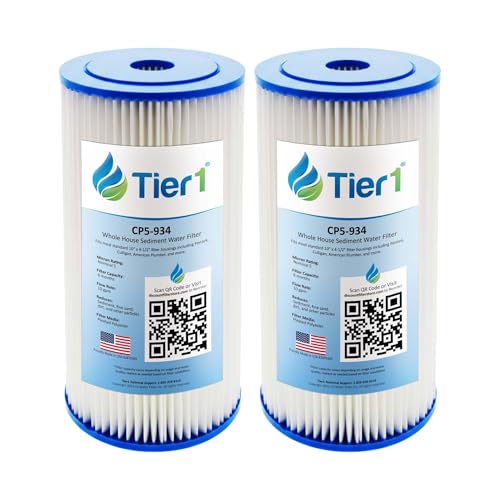 5 Micron 4.5" × 10" Pleated Sediment Filter Cartridge (2 Count)
