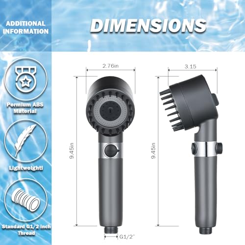 Filtered Shower Head with Handheld (4 Count)